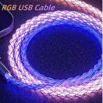 Data Cable Factory - Custom 66W RGB LED Type C Cable