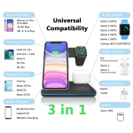 Wireless Charger Manufacturer - OEM 15W Foldable Bedside Lamp