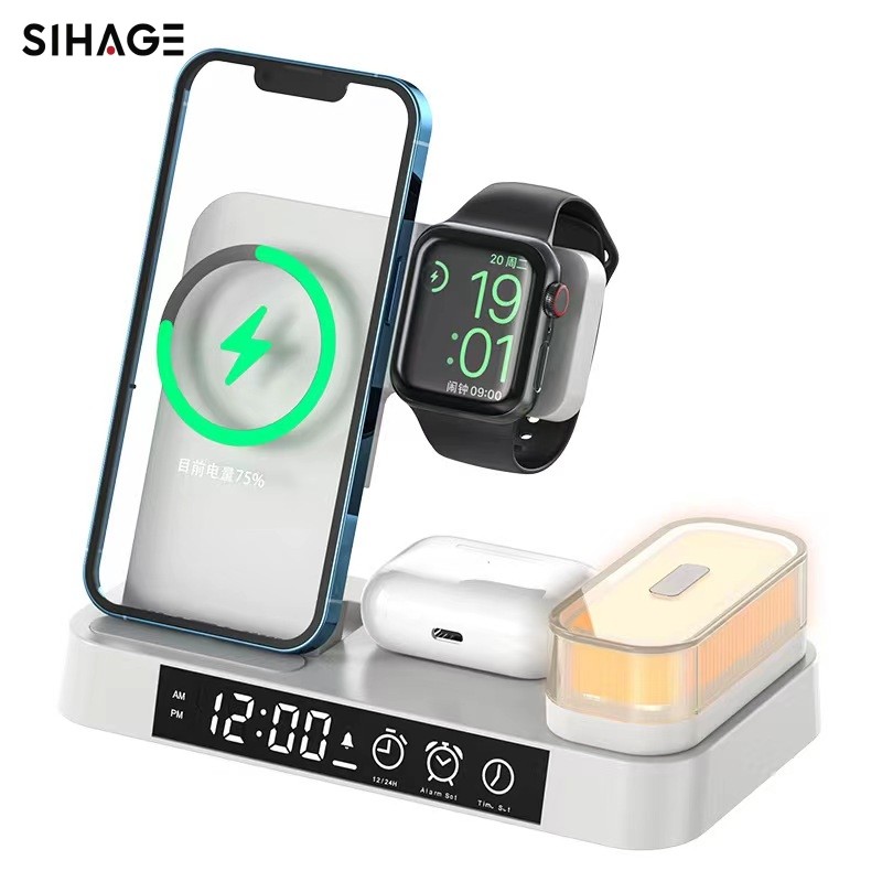 Wireless Charger Factory - Custom 15W Alarm Clock Charger