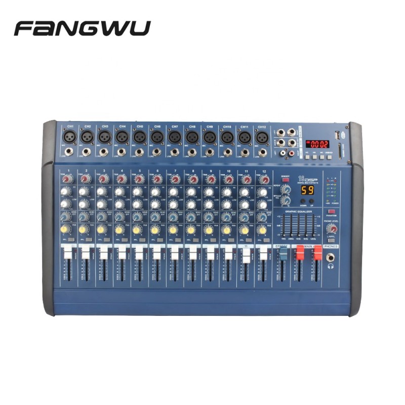 Audio Mixer Manufacturer - 12 Channel Power