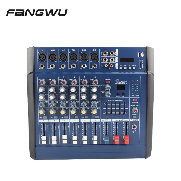 Powered Mixer Supplier - Hot Selling 6 Channel