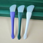 2合1软硅胶面膜刷勺女性面膜DIY泥膜混合涂抹器护肤美容工具