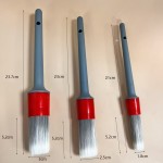 高品质塑料柄软毛高效汽车细节刷套清洁汽车内部缝隙轮毂