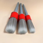 高品质塑料柄软毛高效汽车细节刷套清洁汽车内部缝隙轮毂