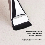 Ultra-Thin Flat Head Makeup Brush New One-Line Foundation Brush Traceless Non-Absorbent Lightweight Face Base Makeup