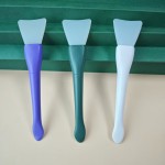 2合1软硅胶面膜刷勺女性面膜DIY泥膜混合涂抹器护肤美容工具