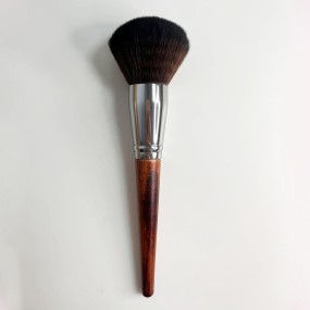 Custom Private Label Single Makeup Brush Wooden Handle Synthetic Fibre Beauty Tool for Blush Contour Makeup Concealer Friendly