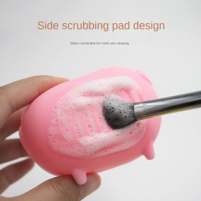 Hot Selling Reusable Breathable Soft Silicone Egg Storage Box Portable Powder Puff Case for Makeup Sponge Storage