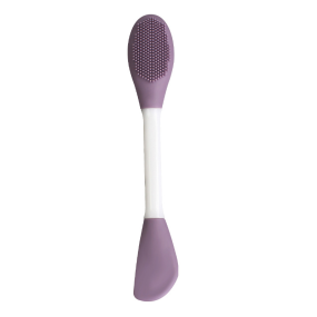 Portable Double-Sided Silicone Nose Blackhead Removal Silicon Facial Cleansing Brush for Face Exfoliation