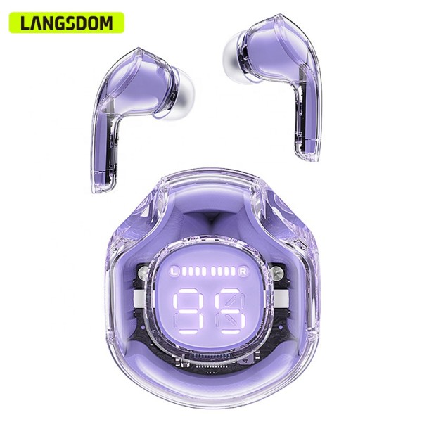 Bluetooth Earbuds Manufacturer - 2024 Transparent LED