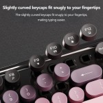 Wireless Keyboard Set Manufacturer - 2.4G Round Punk