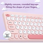 Keyboard Mouse Set Supplier - Macaron Wireless Round