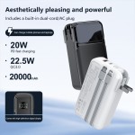Power Bank Supplier - 22.5W Wall Charger Built-in