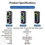 Portable Speaker Supplier - 4-inch RGB Karaoke