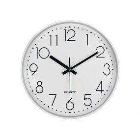 Wall Clock Factory - W104 12 Inch Vintage Quartz Silent Modern