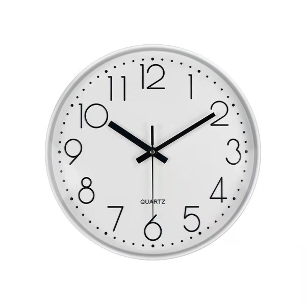 Wall Clock Factory - W104 12 Inch Vintage Quartz Silent Modern