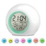 Alarm Clock Manufacturer - T509A LCD Digital Calendar Led Clock
