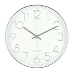 Wall Clock Factory - W104 12 Inch Vintage Quartz Silent Modern
