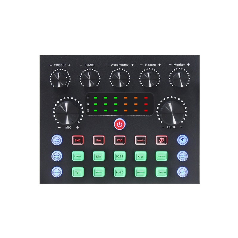 Sound Card Factory - V8 Podcast Karaoke Kit Condenser Microphone