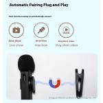 Wireless Microphone Factory - Magnetic Collar Clip Outdoor Noise Reduction