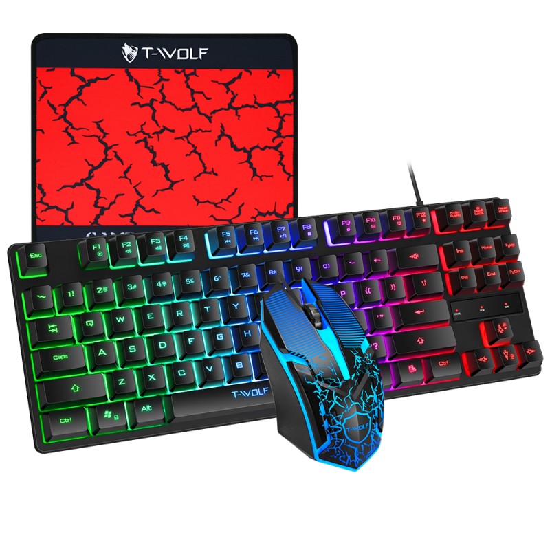 Gaming Combo Factory - 87keys 3IN1 RGB