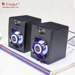Desktop Speaker Factory - TWOLF S6 LED USB