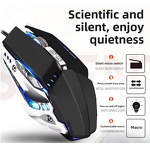 Gaming Mouse Factory - 7 Keys Mute RGB Breathing Light