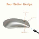 Wireless Mouse Manufacturer - Portable Dual Mode Silver Mute