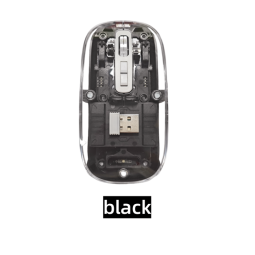 Wireless Mouse Factory - Transparent Magnetic Sliding Type C