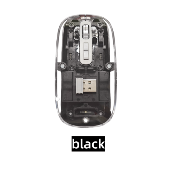 Wireless Mouse Factory - Transparent Magnetic Sliding Type C