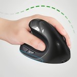 Wireless Mouse Factory - Black Ergonomic Rechargeable Comfort Grip