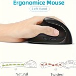 Wireless Mouse Factory - Black Ergonomic Rechargeable Comfort Grip