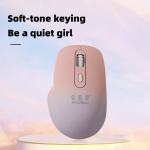 Wireless Mouse Manufacturer - 2.4G Rechargeable Pink Quiet