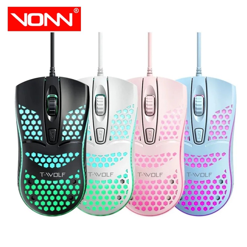 USB Mouse Supplier - VONN V15 USB Wired LED Backlit