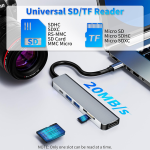 USB Hub Factory - Cross Border 6-Port USB C Hub