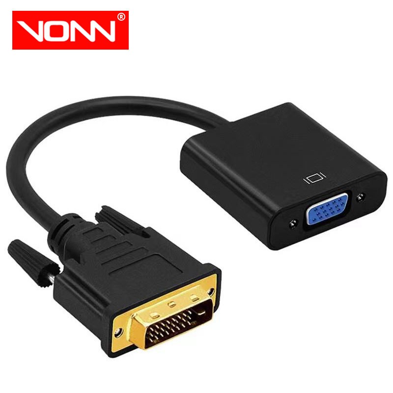 DVI Adapter Supplier - Hot Sale DVI to VGA Adapter 1080p