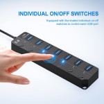USB Hub Manufacturer - Hot Sale 7port USB3.0 Driver