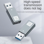 Type-C Adapter Supplier - Aluminum Alloy Double Side