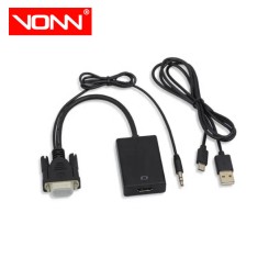 Video Adapter Supplier - HD VGA to Adapter with 3.5mm