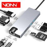 USB Hub Manufacturer - Hot Sale 8 in 1 Type-c