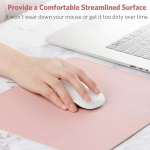 Mouse Pad Supplier - High Quality 23x19 PU Leather Deskmat