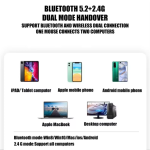 Wireless Mouse Supplier - Hot Sell X1 2.4G BT Dual-Mode