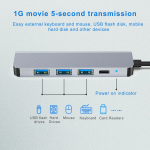 Hub Adapter Manufacturer - VONN Type-C to HDMI 5 in 1