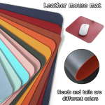 Mouse Pad Supplier - High Quality 23x19 PU Leather Deskmat