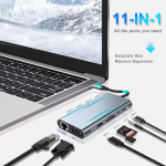 Docking Station Supplier - OEM 11 in 1 USB Type-C