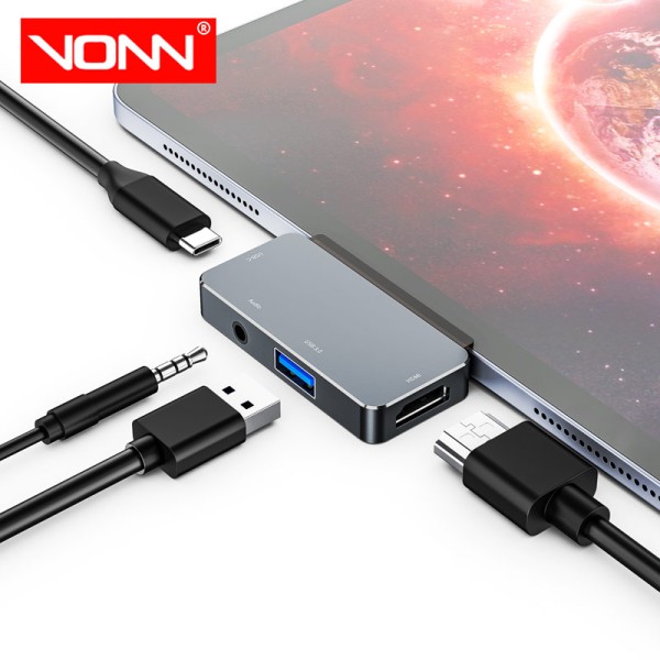 USB Hub Supplier - Removeable Aluminum USB C HUB