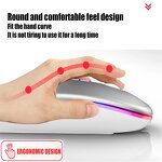Wireless Mouse Factory - Ergonomic RGB 2.4G For Apple Laptops