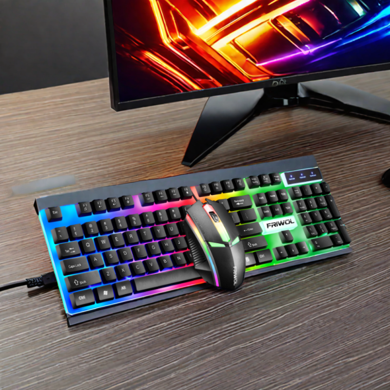 Keyboard Mouse Combo Manufacturer - Thermal Sale 104 Keys Wired USB