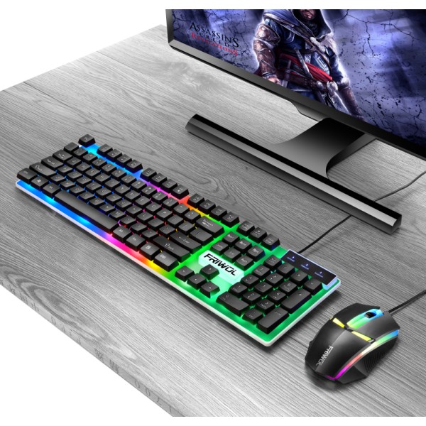 Keyboard Mouse Combo Factory - Dedicated Gamers LED RGB Waterproof