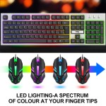 Keyboard Mouse Combo Manufacturer - Custom Spanish LED Gaming Combo